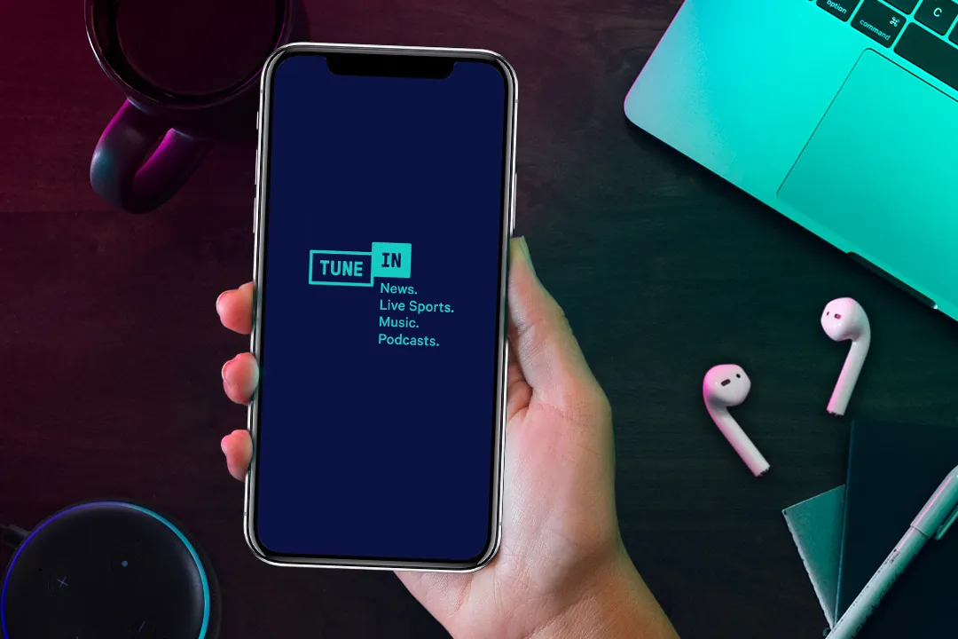 TuneIn auf einem Smartphone
